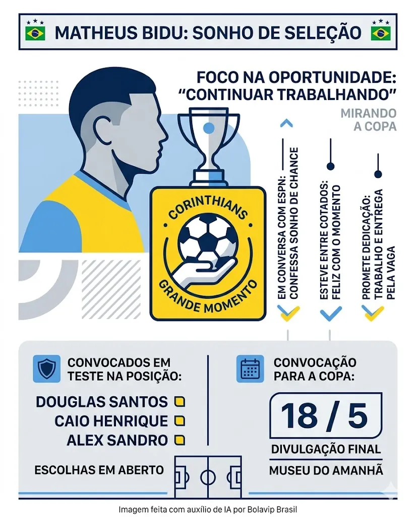 Infográfico - Foto: gerada com auxílio de IA pelo Bolavip Brasil.