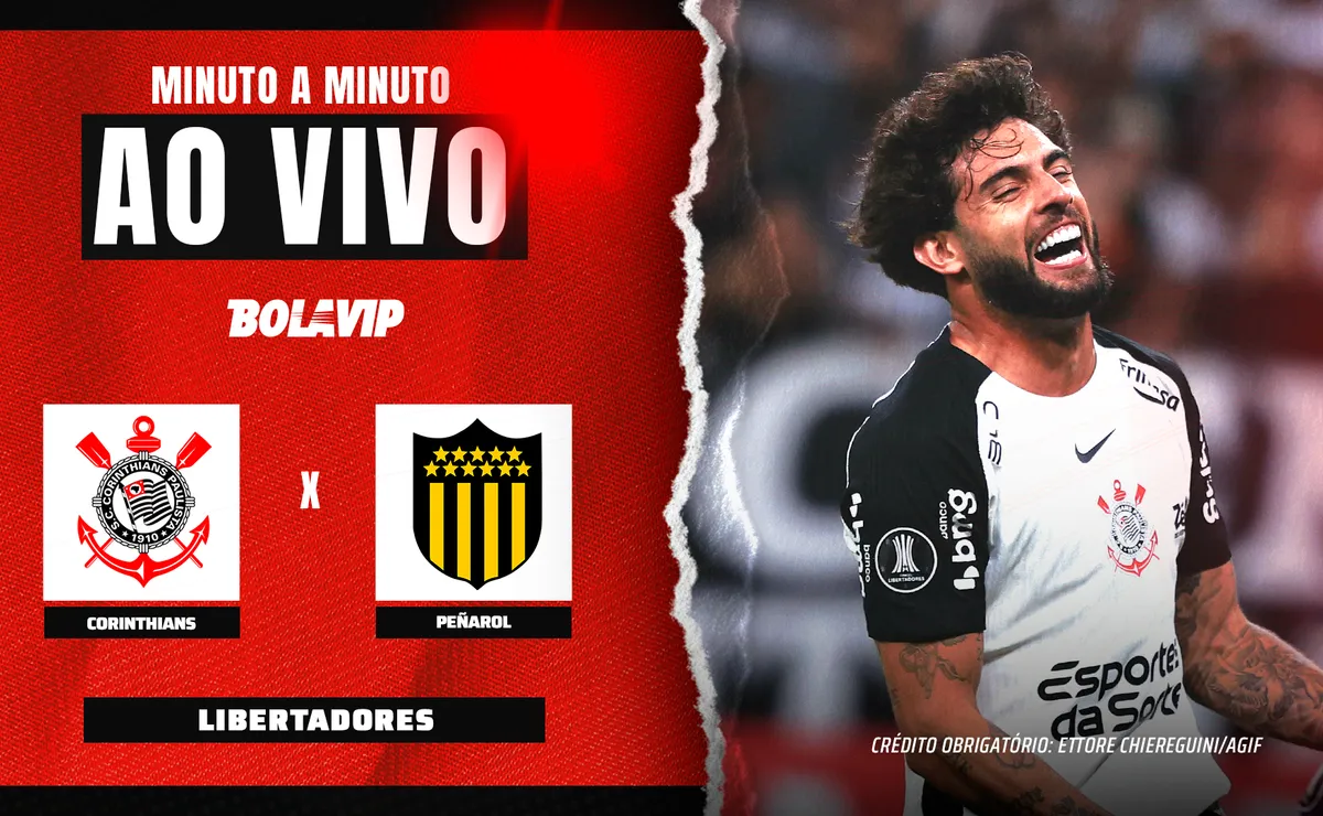 Corinthians x Peñarol AO VIVO – Onde assistir jogo em tempo real pela Libertadores