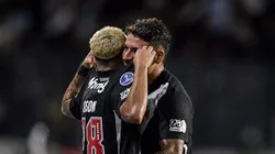 Adson jogador do Vasco comemora seu gol durante partida contra o Olimpia no estadio Sao Januario pelo campeonato Copa Sul-Americana 2026. Foto: Thiago Ribeiro/AGIF