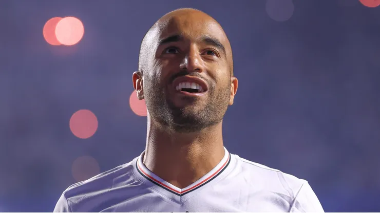 Lucas Moura no São Paulo. Foto: Marcello Zambrana/AGIF