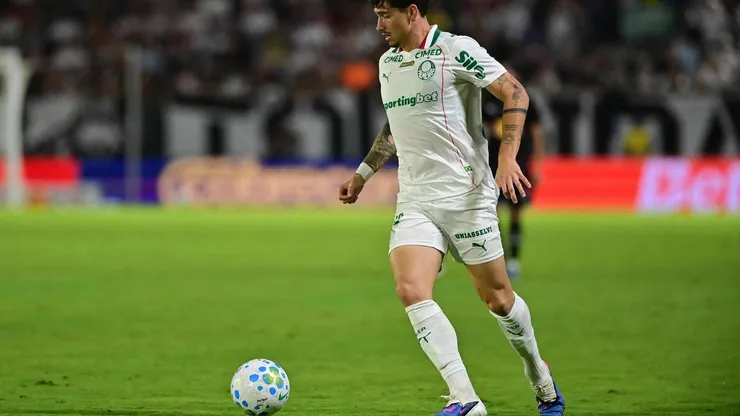 Mauricio (Palmeiras) durante jogo contra o Bragantino, no dia 26.04.2026. Foto: SPP Sports Press / Alamy