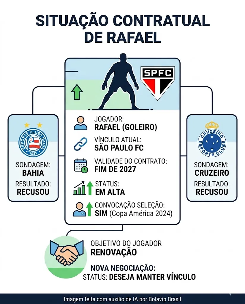 Infográfico - Foto: gerada com auxílio de IA pelo Bolavip Brasil.
