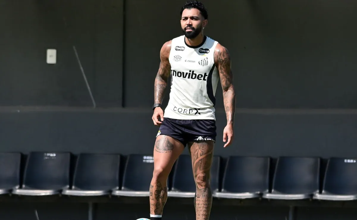 Gabigol concentra gols do Santos e chega como trunfo para encarar o Palmeiras