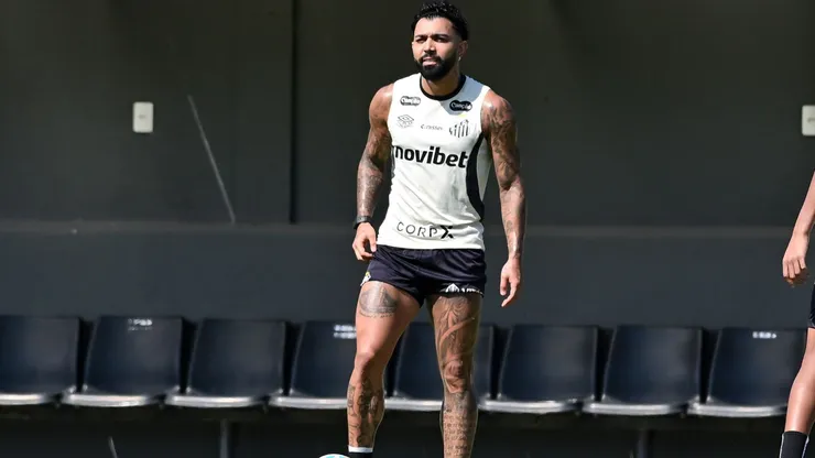 Gabigol concentra gols do Santos e chega como trunfo para encarar o Palmeiras - Foto Jota ErreAGIF