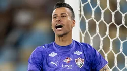 Fabio goleiro do Fluminense durante partida contra o Vasco no estadio Maracana pelo campeonato Carioca 2026.