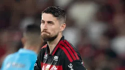 Jorginho jogador do Flamengo durante partida contra o Santos