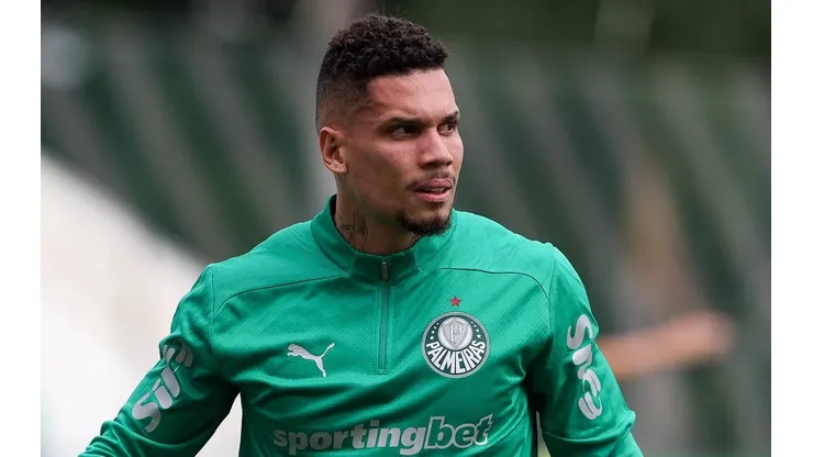 Paulinho treinou normalmente junto do elenco e pode ser relacionado contra o Santos - Foto: César Greco/Ag. Palmeiras