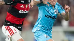 - Carrascal jogador do Flamengo durante partida contra o Santos
