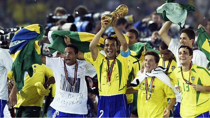 Seleção de 2002. Foto: Alex Livesey/Getty Images