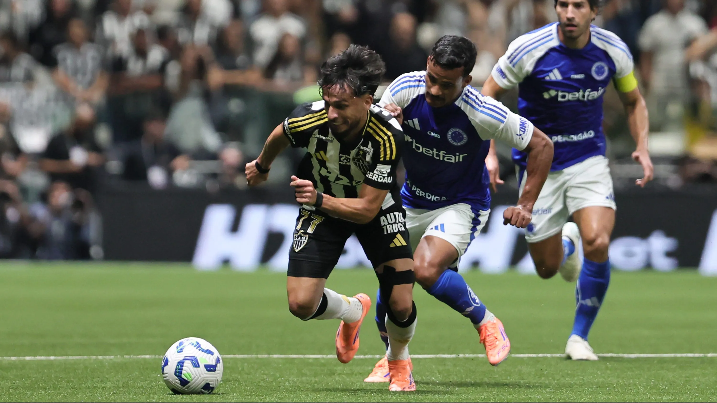 Atlético x Cruzeiro em 2025. Foto: Gilson Lobo/AGIF