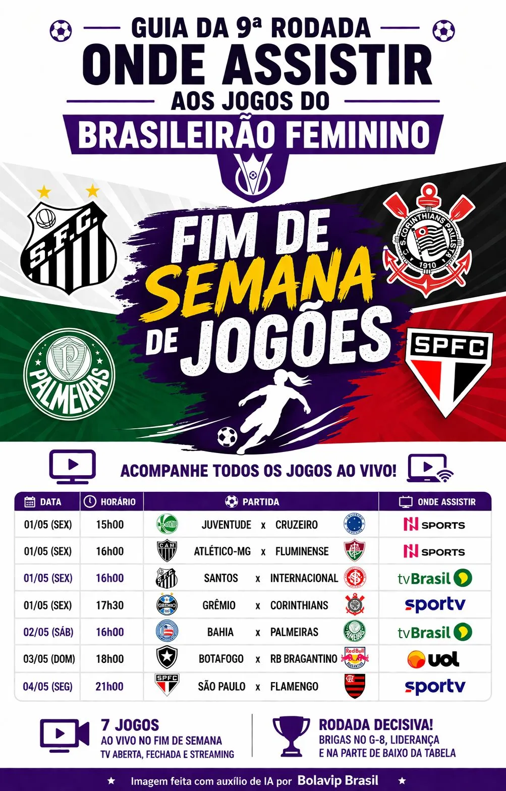 Infográfico gerado por Inteligência Artificial/Bolavip Brasil