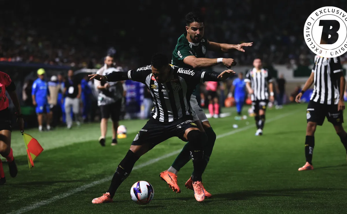 Palmeiras sofre metade dos gols do Santos e contraste defensivo chama atenção no Brasileirão