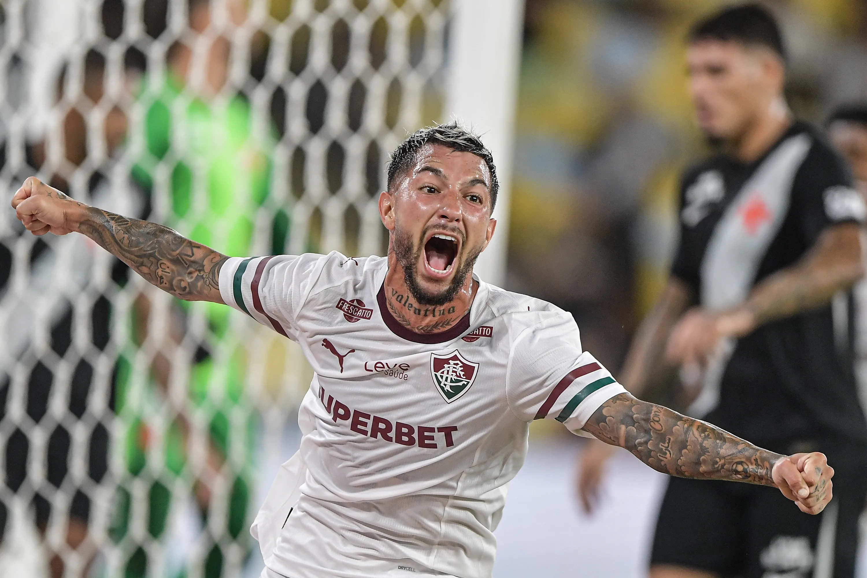 RJ – RIO DE JANEIRO – 18/03/2026 – BRASILEIRO A 2026, VASCO X FLUMINENSE – Lucho Acosta jogador do Fluminense durante partida contra o Vasco no estadio Maracana pelo campeonato Brasileiro A 2026. Foto: Thiago Ribeiro/AGIF