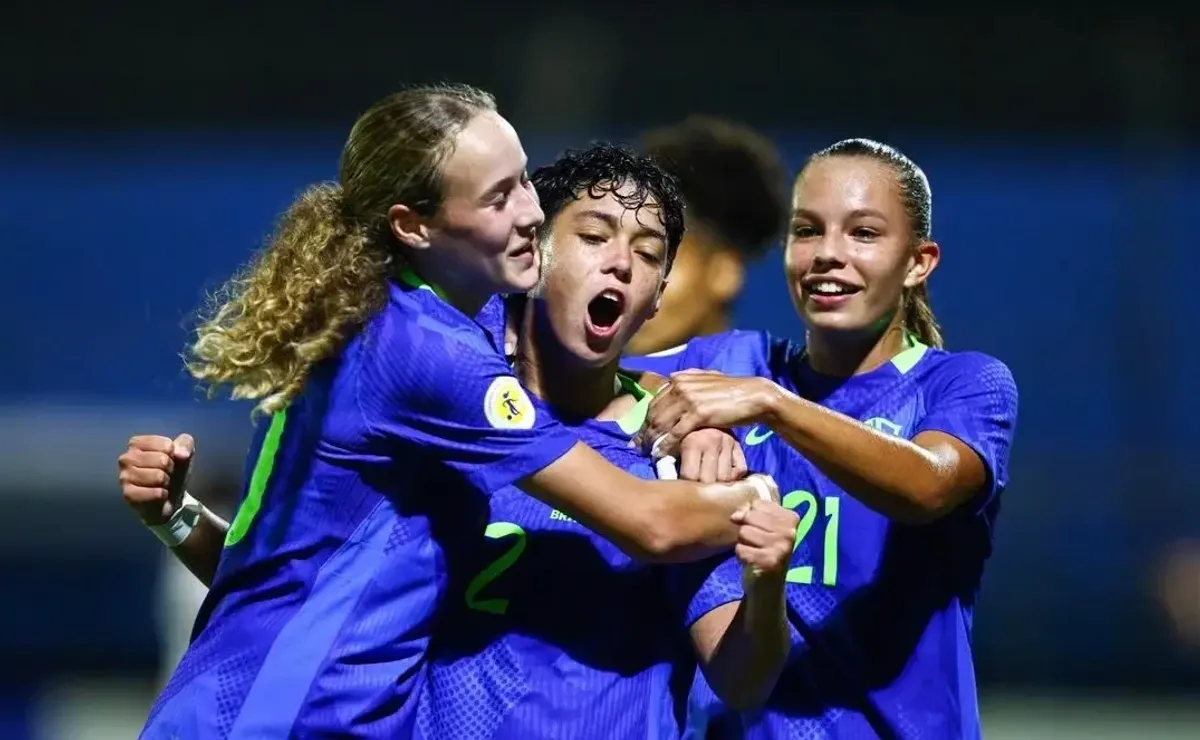 Seleção Brasileira goleia Peru e garante vaga na semifinal do Sul-Americano Feminino Sub-17