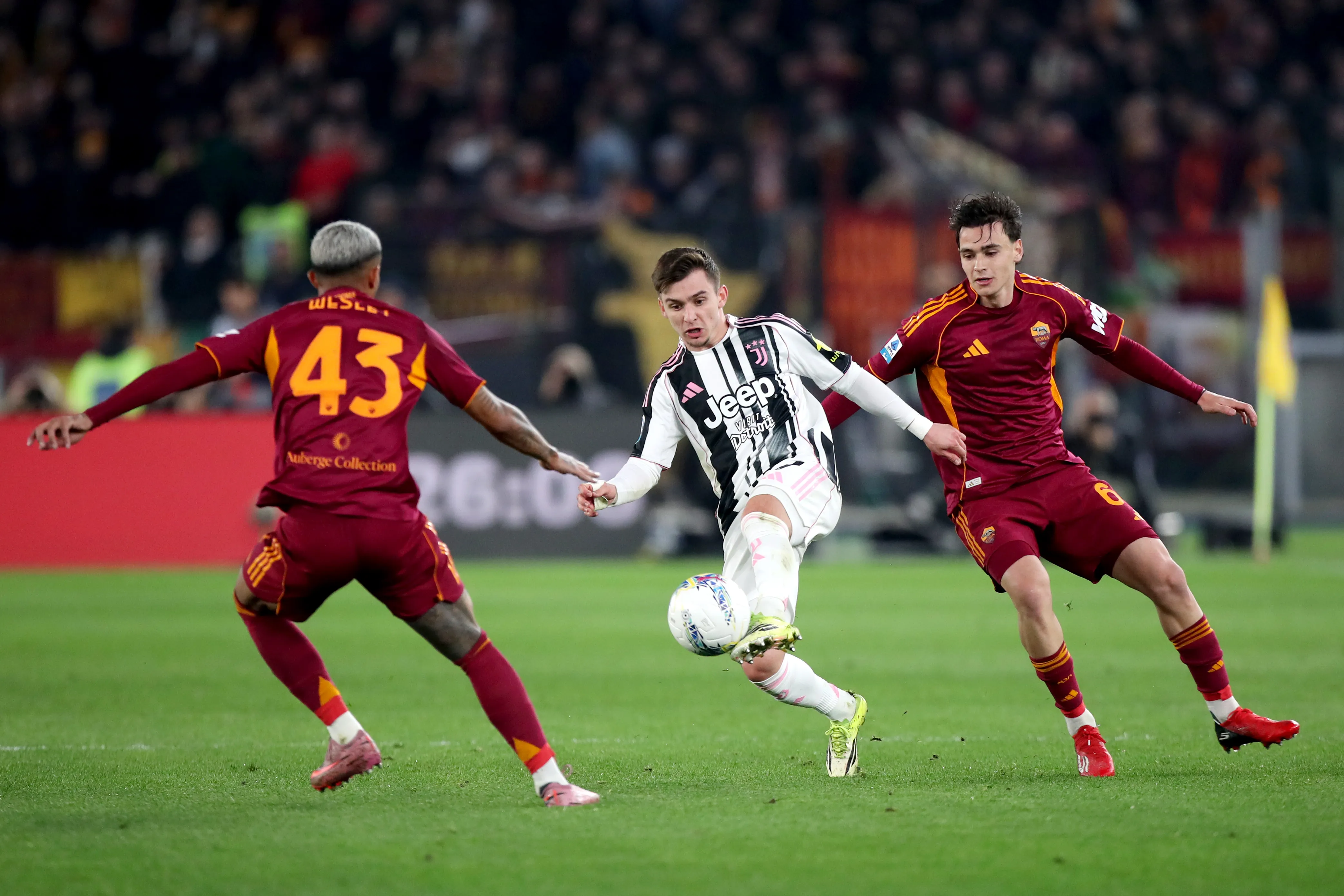 Wesley em ação na Serie A. Foto: Paolo Bruno/Getty Images