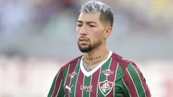 Lucho Acosta jogador do Fluminense durante partida contra o Athletico-PR no estadio Maracana pelo campeonato Brasileiro A 2026. Foto: Thiago Ribeiro/AGIF