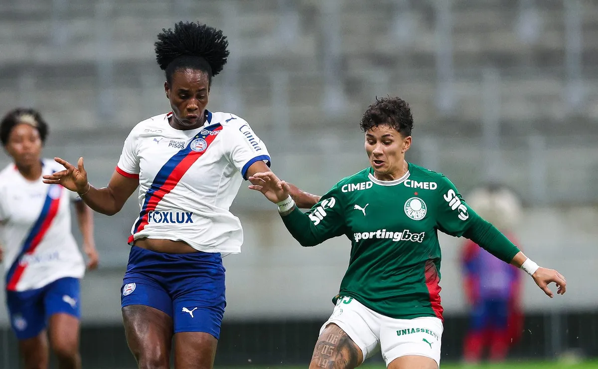 Palmeiras desperdiça chance de alcançar a liderança do Brasileirão Feminino e fica só no empate com Bahia