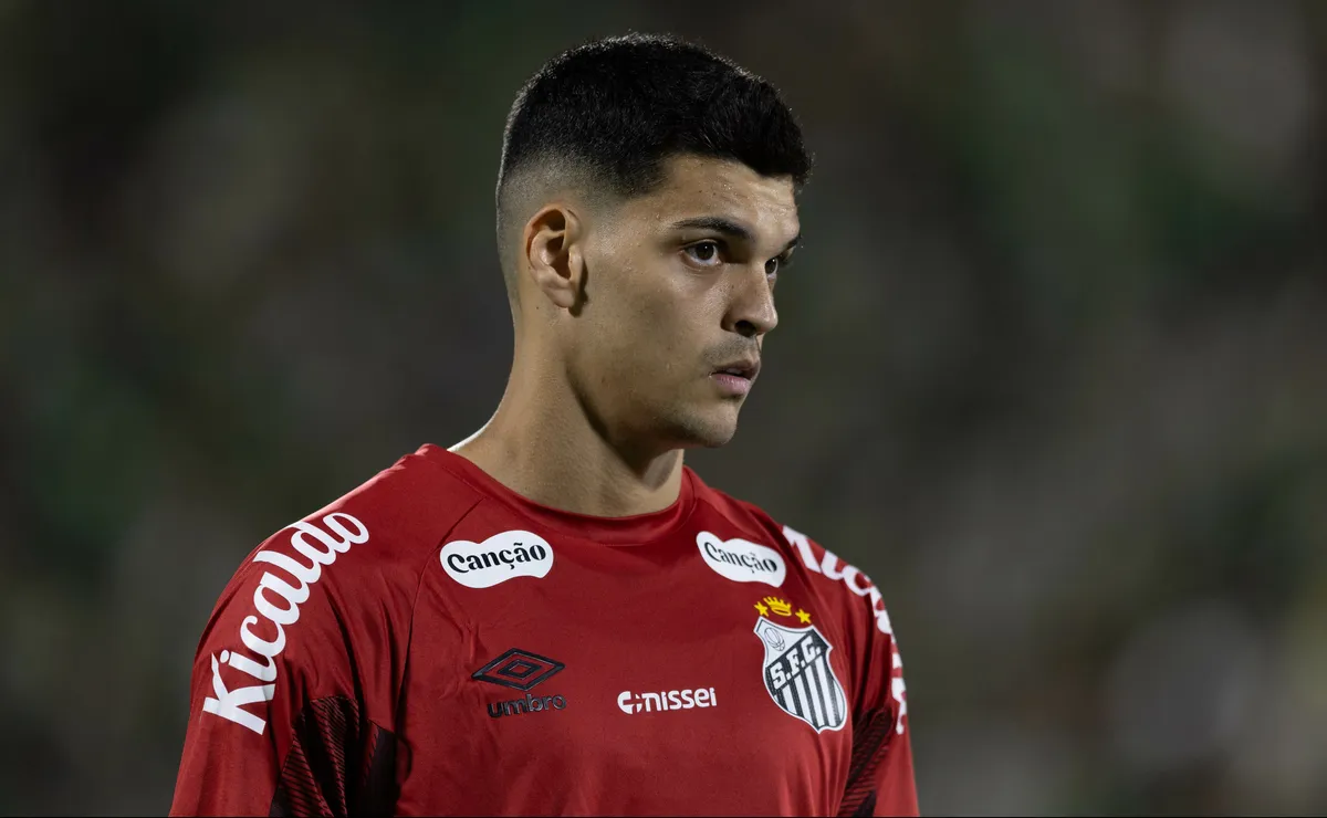 Gabriel Brazão assusta torcida após passar mal durante primeiros minutos de Santos x Palmeiras