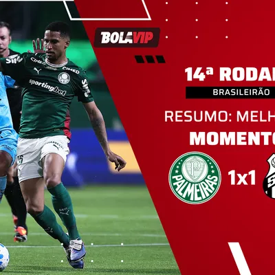 Palmeiras e Santos ficam no empate pelo Brasileirão