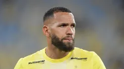 Éverson durante partida do Galo no Brasileirão