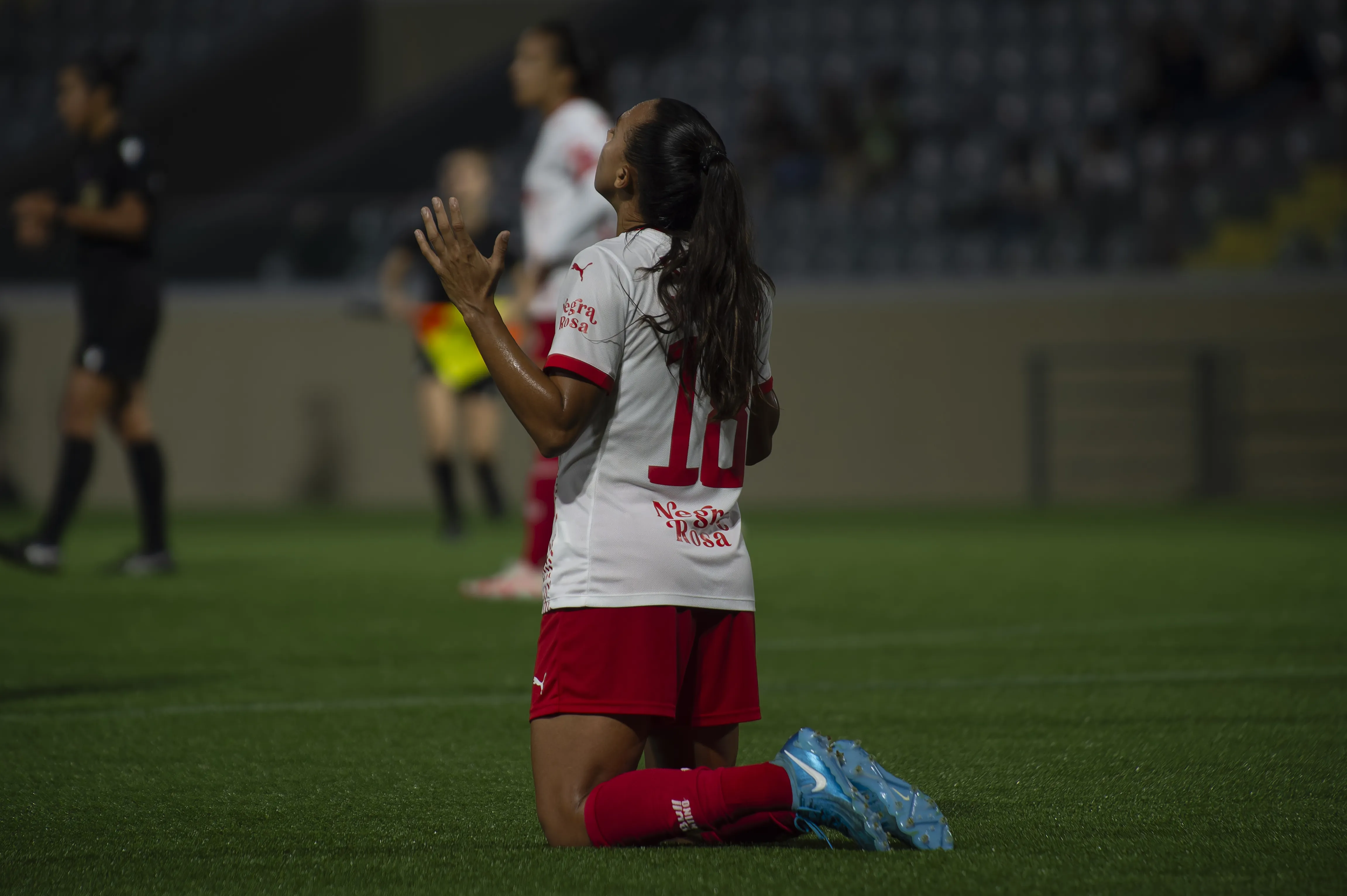 Jogadora Bragantina. Foto Anderson Romão/AGIF