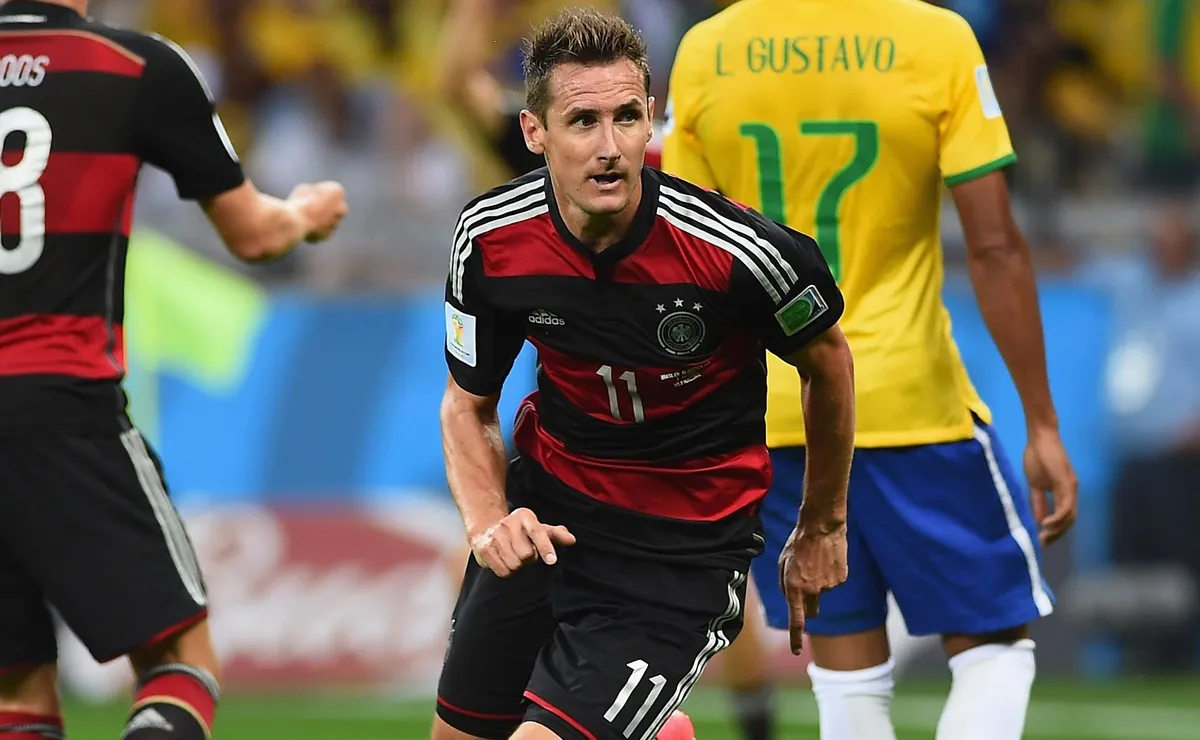 Miroslav Klose se consagrou como o maior artilheiro da história das Copas do Mundo pela Alemanha