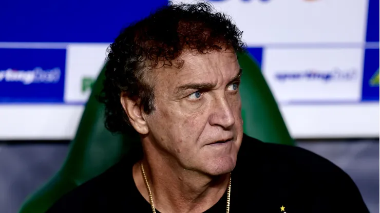 Cuca tecnico do Santos durante partida contra o Palmeiras no estadio Arena Allianz Parque pelo campeonato Brasileiro A 2026. Foto: Marcello Zambrana/AGIF