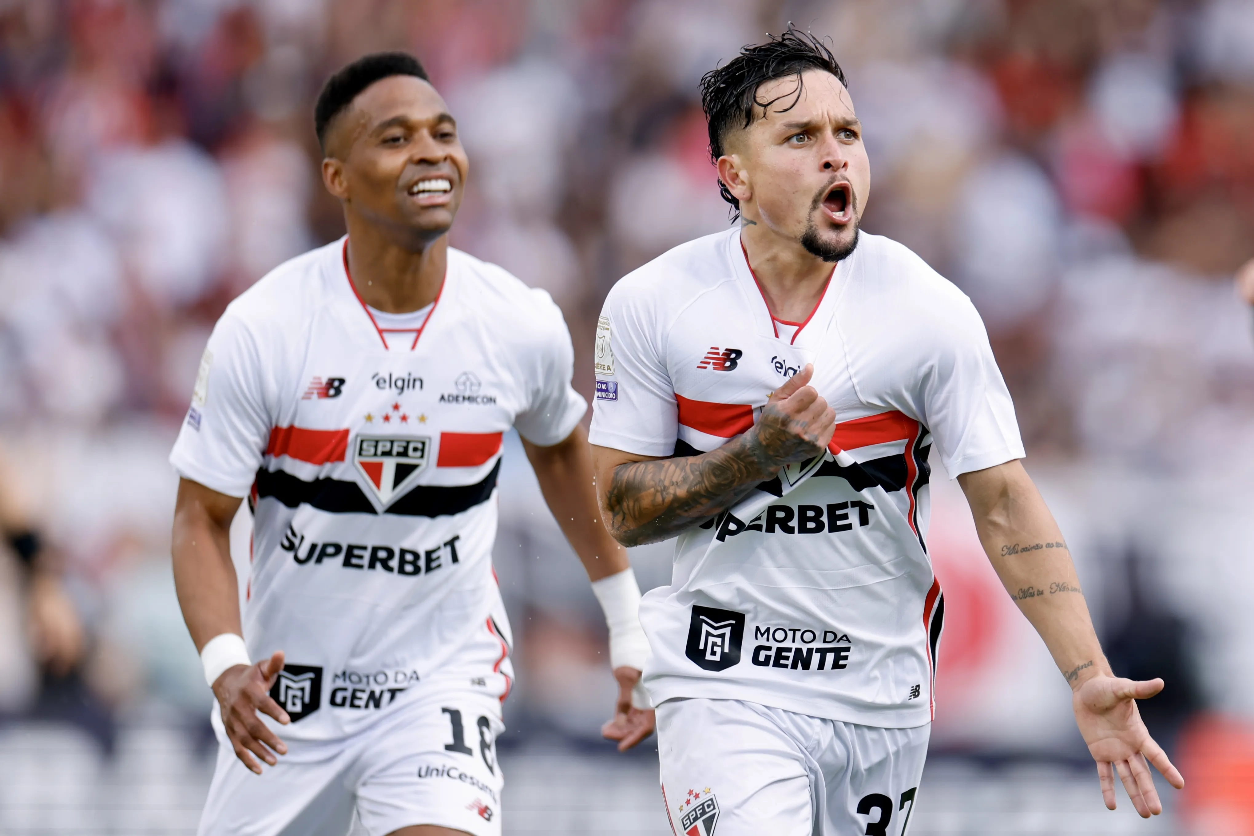 Artur fez mais um gol pelo São Paulo. Foto: Marcello Zambrana/AGIF