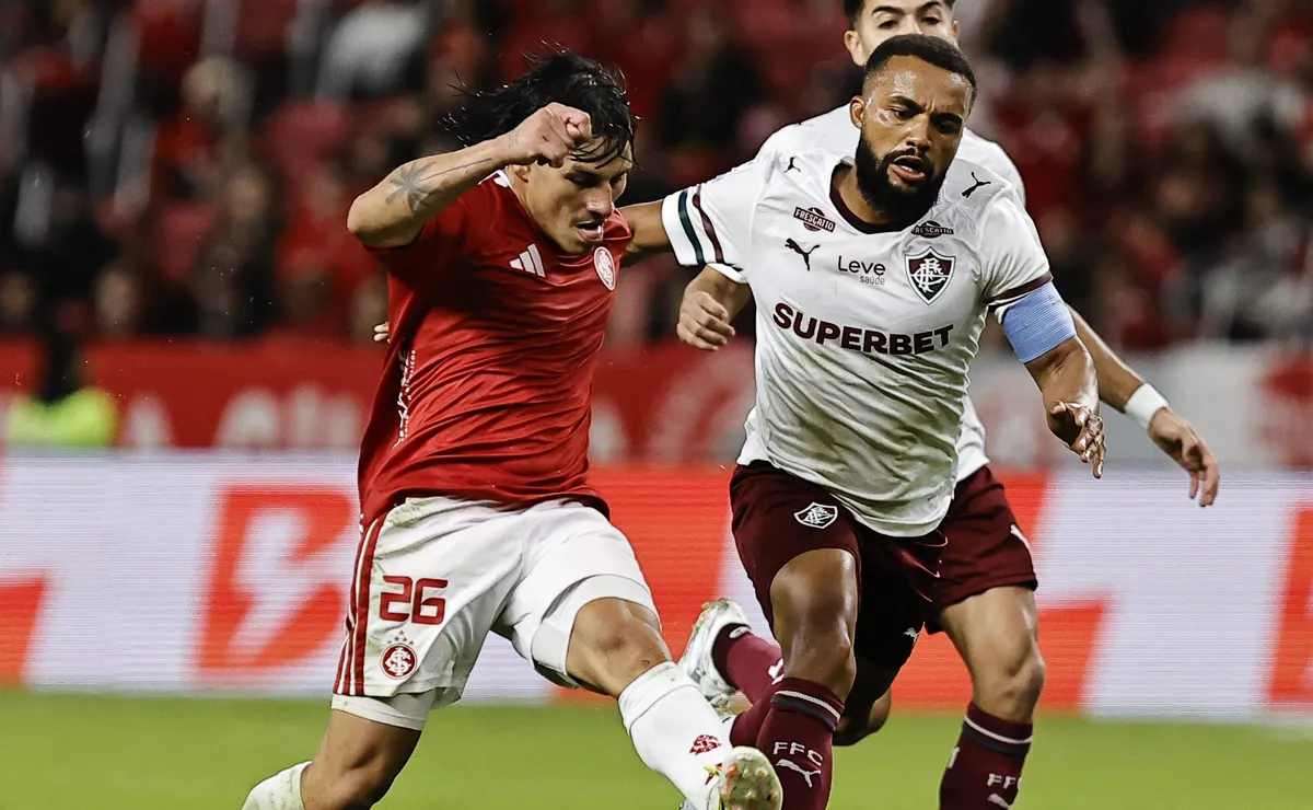 Samuel Xavier inicia confusão com Kayky após Internacional x Fluminense