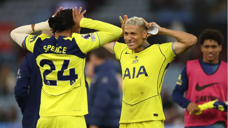 Richarlison no Tottenham. (Photo by Richard Heathcote/Getty Images)