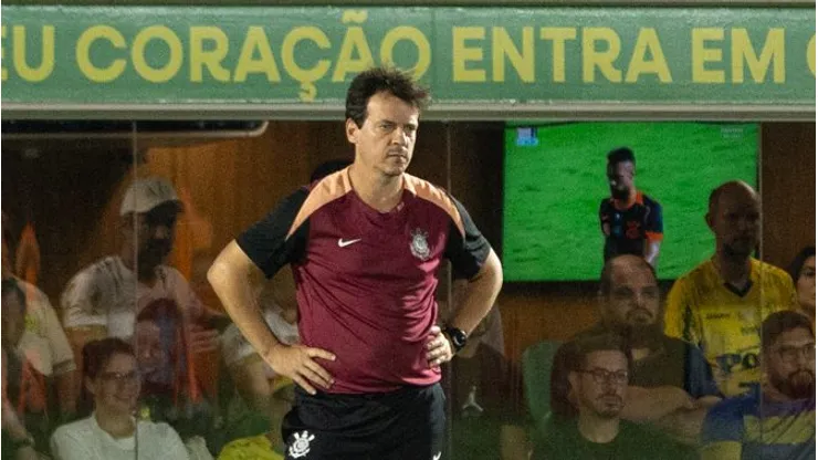 Fernando Diniz técnico do Corinthians durante partida contra o Mirassol. Foto: HUGO NEVES /RP FOTOPRESS/AGIF