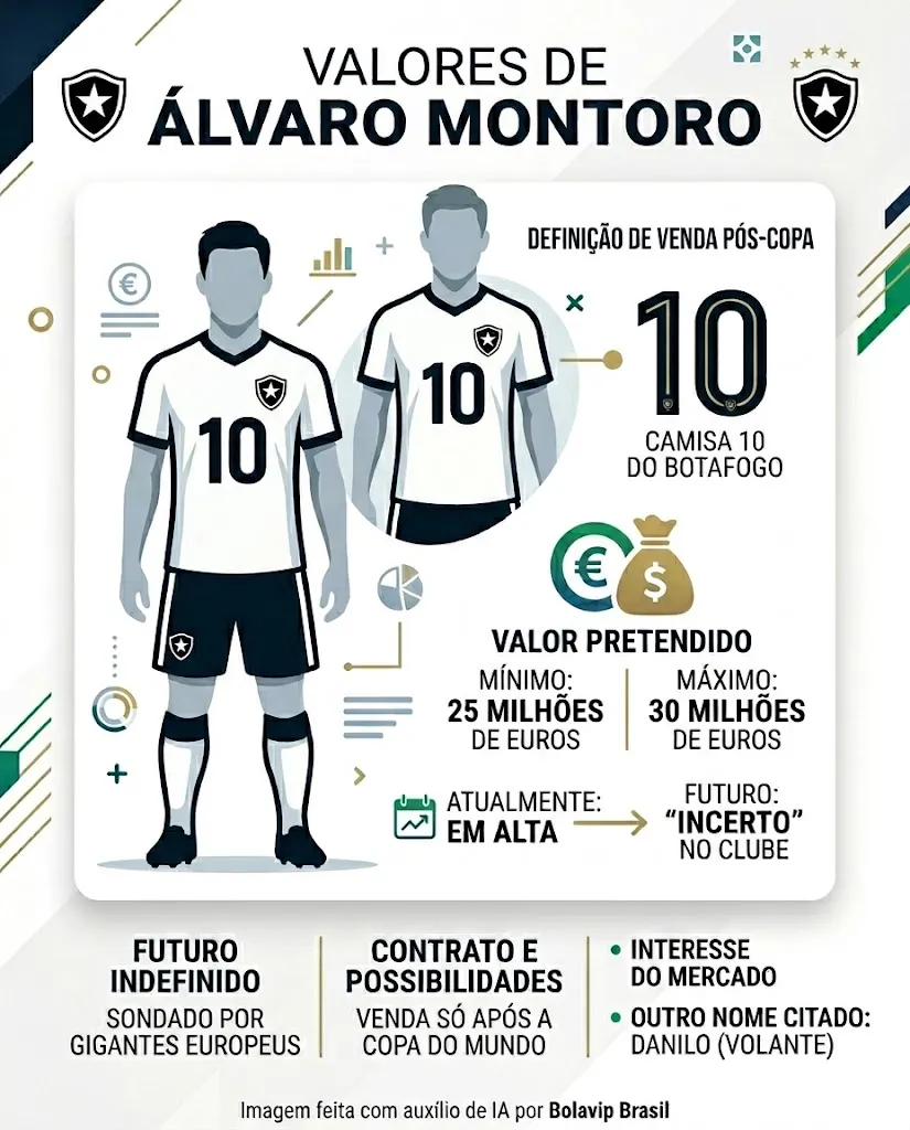 Infográfico - Foto: gerada com auxílio de IA pelo Bolavip Brasil.