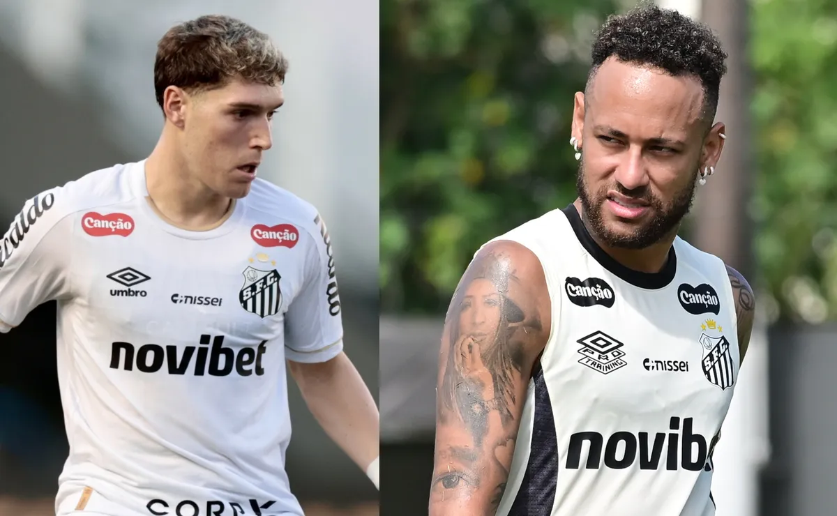 Rollheiser vira ‘artilheiro’ no Santos e iguala Neymar em número de gols nesta temporada