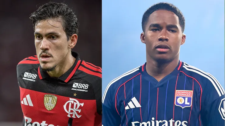 Pedro e Endrick disputam vaga na Seleção Brasileira - Fotos: Thiago Ribeiro/AGIF e Manuel Alvarez Rey/Getty Images