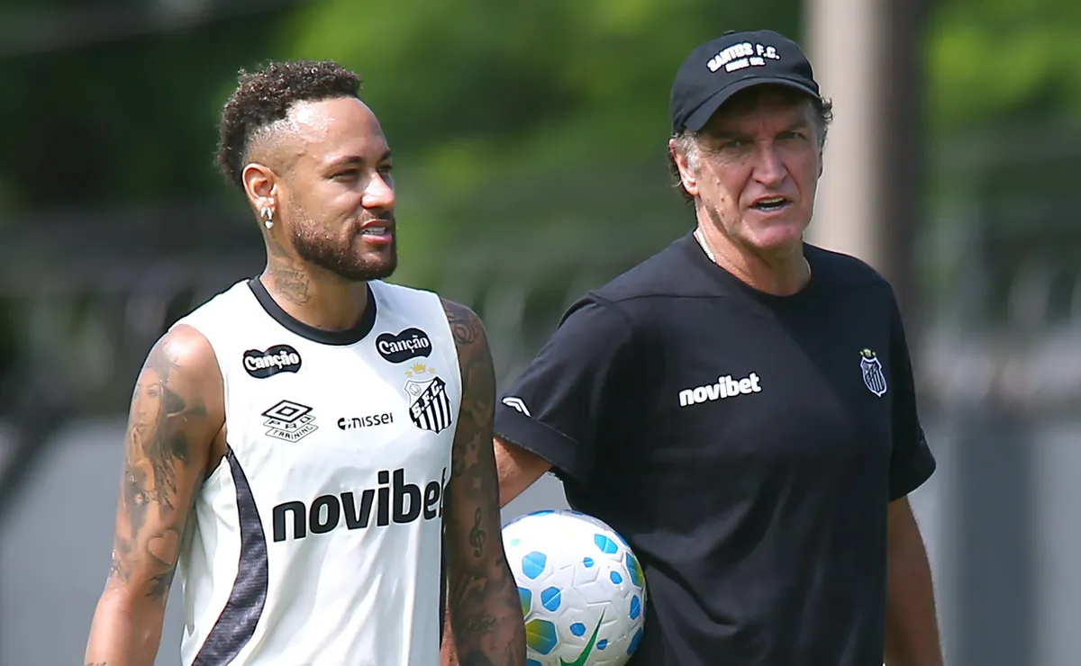 Cuca é direto sobre Neymar e diz que Santos joga bem com ou sem o atacante