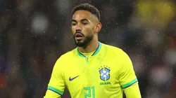 Matheus Cunha na Seleção. Foto: Dean Mouhtaropoulos/Getty Images