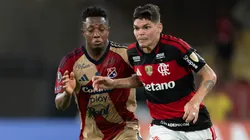 Ayrton Lucas jogador do Flamengo durante partida contra o Independiente Medellin no estadio Maracana pelo campeonato Copa Libertadores 2026. Foto: Jorge Rodrigues/AGIF