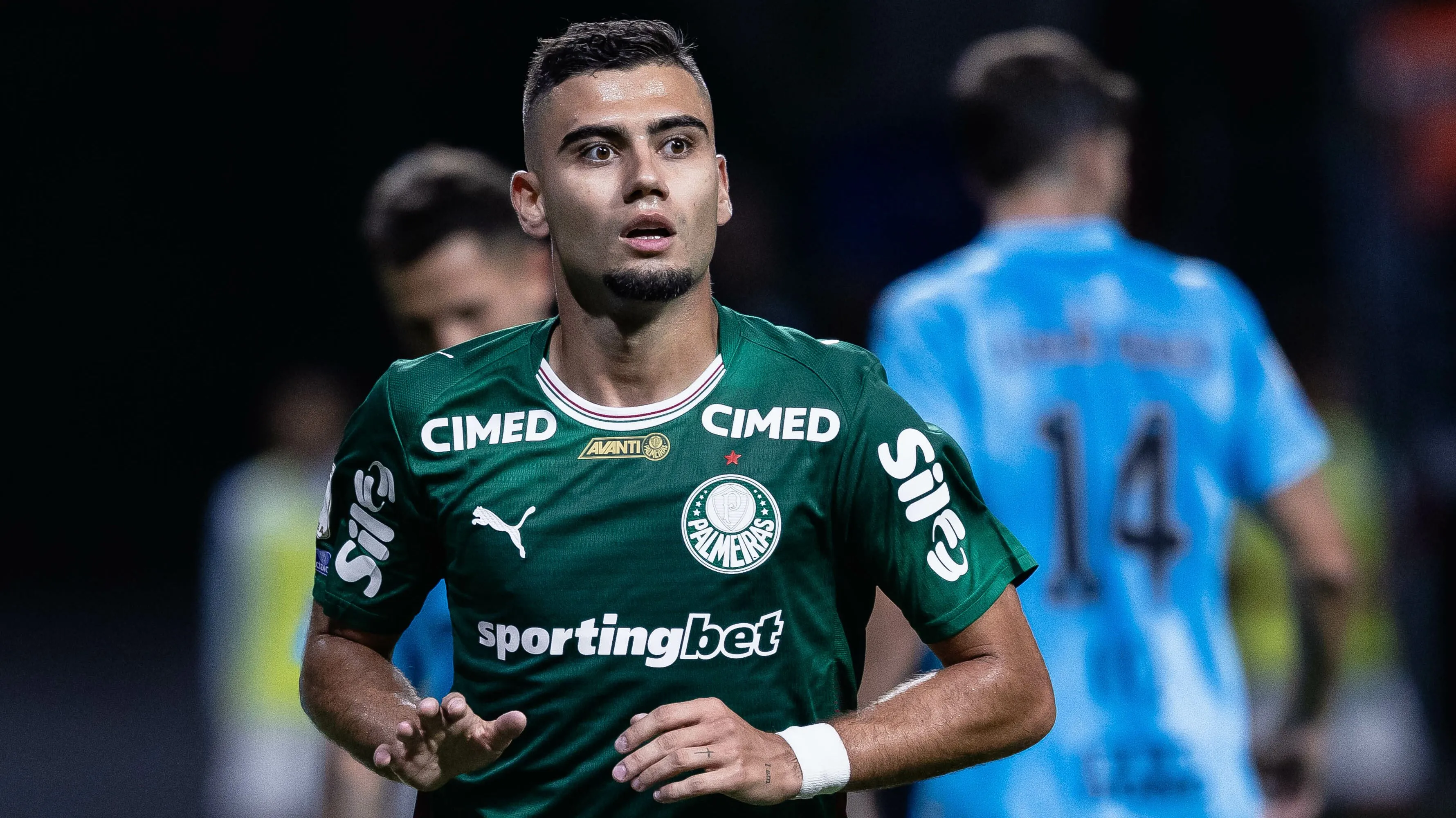 Andreas Pereira jogador do Palmeiras. Foto: Ettore Chiereguini/AGIF