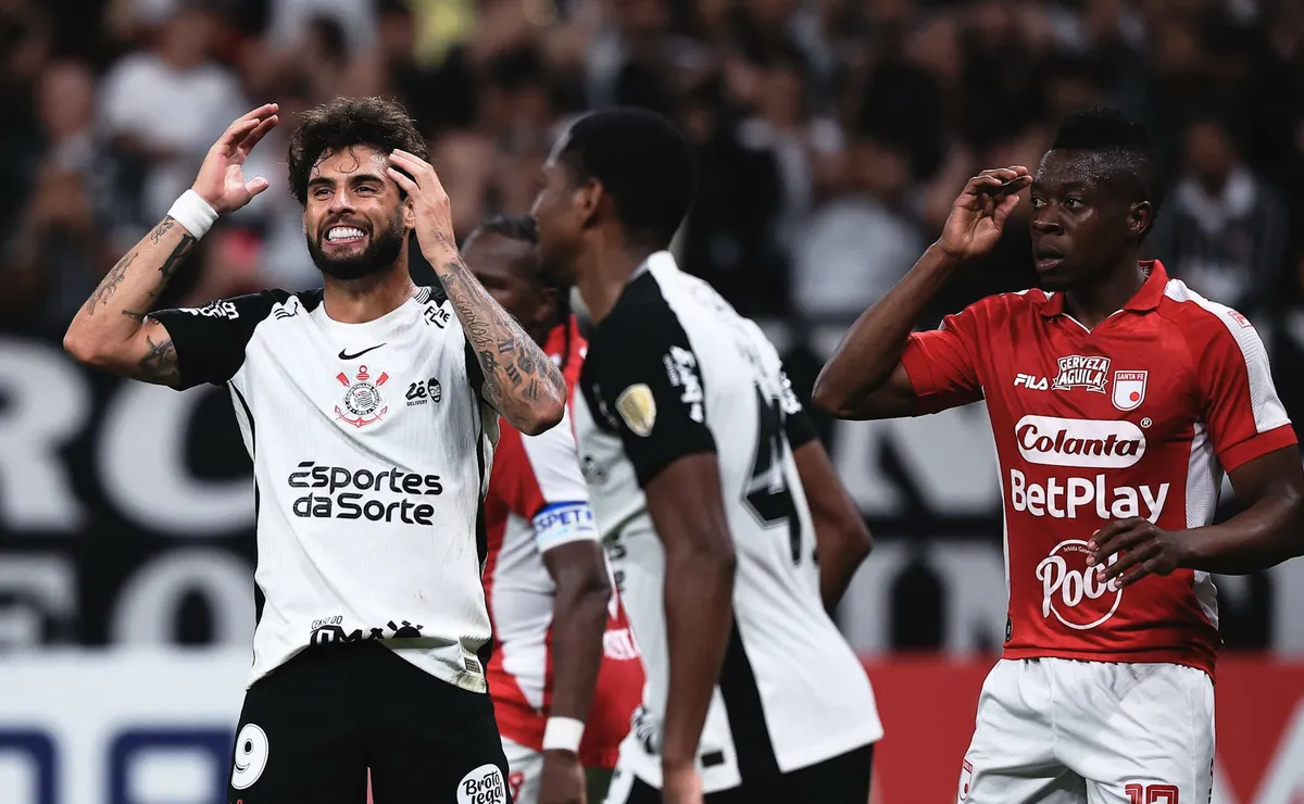 Previsão da Inteligência Artificial crava placar exato de Santa Fe x Corinthians pela Copa Libertadores