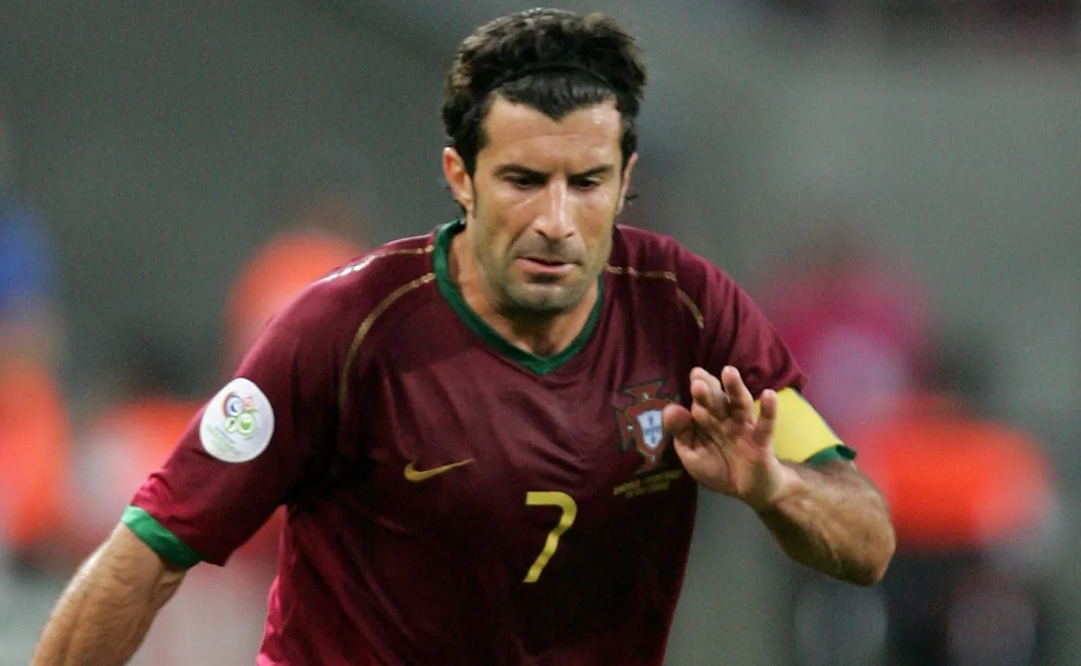 Luís Figo, o lendário garçom de Portugal e protagonista na campanha histórica na Copa de 2006