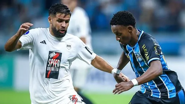 Grêmio na Sul-Americana. Foto: Lucas Uebel/Grêmio