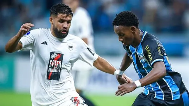 Grêmio na Sul-Americana. Foto: Lucas Uebel/Grêmio