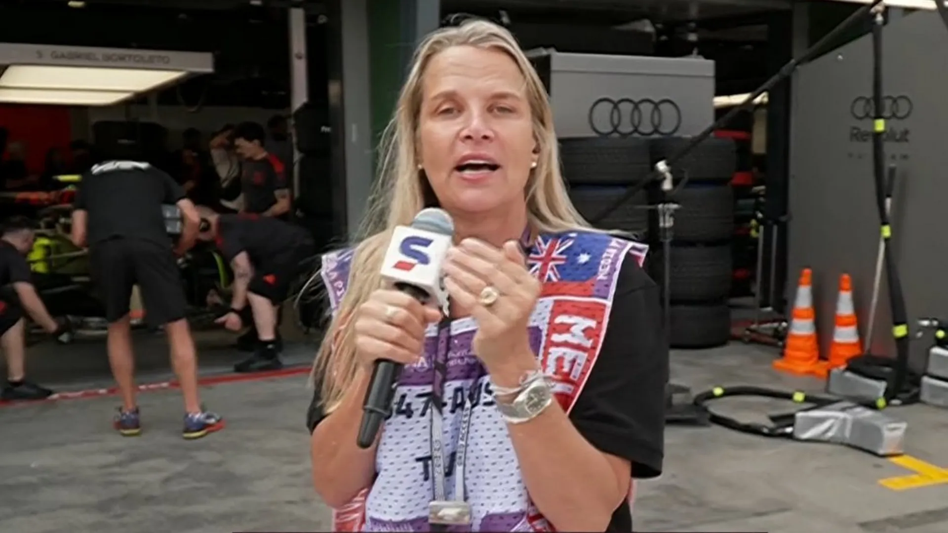 Mariana Becker analisou GP de Miami – Reprodução/SporTV