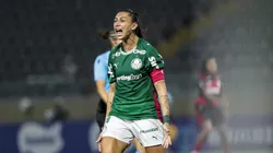 Bia Zaneratto durante partida contra o Flamengo - Foto: Marco Miatelo/AGIF