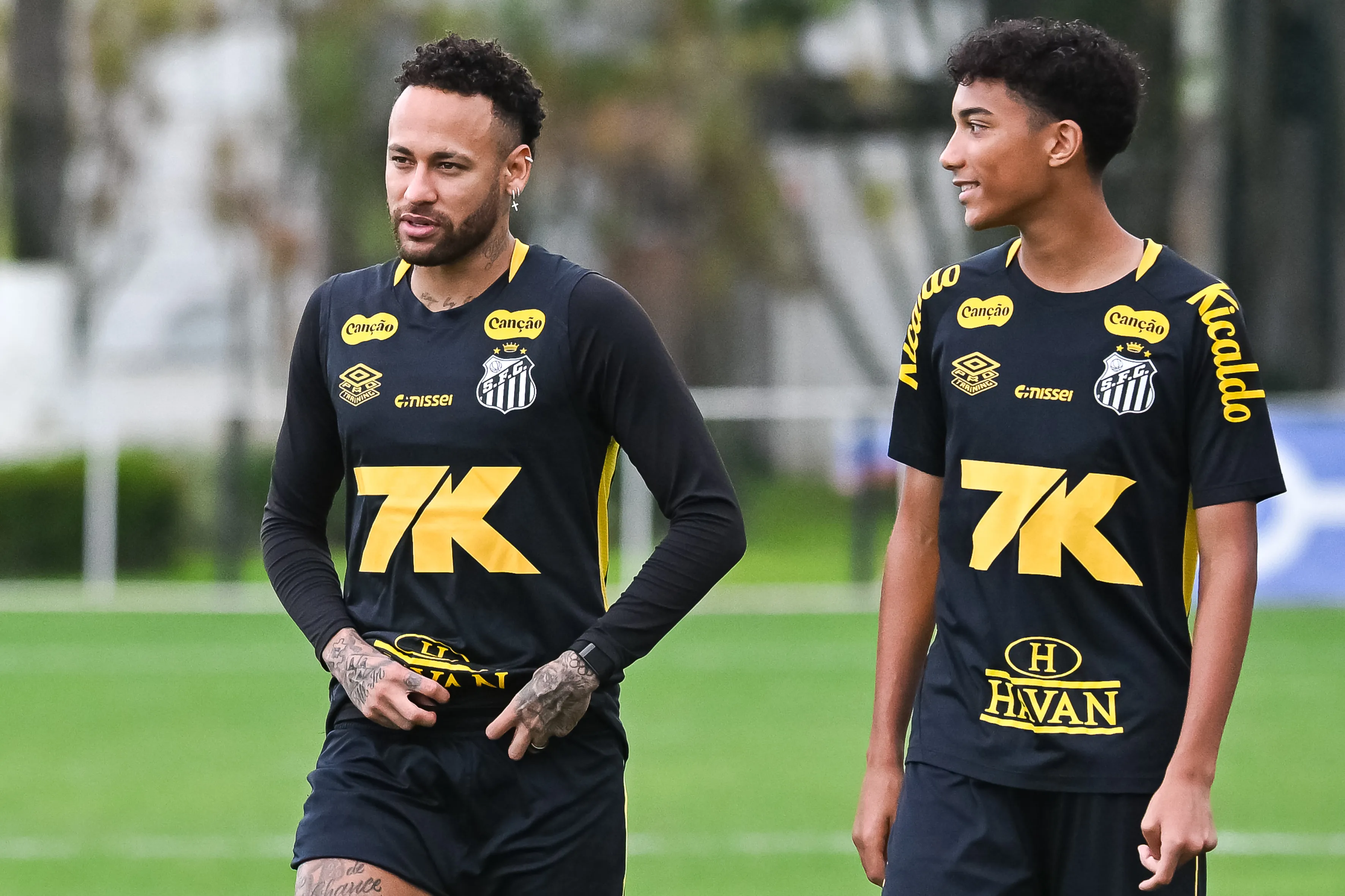 Robinho Jr. acusou Neymar de agressão e enviou uma notificação ao Santos – Foto: Jota Erre/AGIF