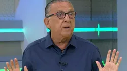 Galvão Bueno abordou o trabalho de Ancelotti. Foto: Reprodução/Sportv