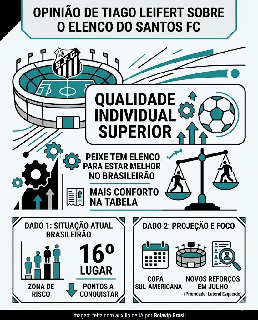 Infográfico - Foto: gerada com auxílio de IA pelo Bolavip Brasil.