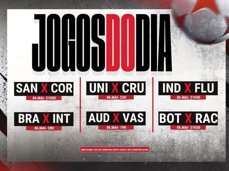 Timão, Raposa, Flu, Vascão, Inter e Fogão jogam nesta quarta