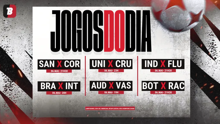 Confira os jogos de hoje
