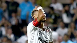 Neymar jogador do Santos durante partida contra o Coritiba no estadio Vila Belmiro pelo campeonato Copa Do Brasil 2026. Foto: Mauricio De Souza/AGIF
